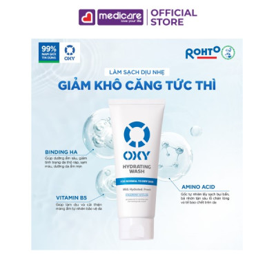 Gel Rửa Mặt OXY Hydrating Cân Bằng Độ Ẩm 100g
