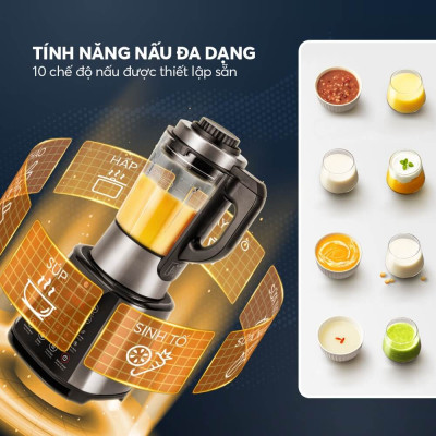Máy làm sữa hạt Elmich CBE3902 mẫu mới 2023 điều khiển cảm ứng - Hàng chính hãng