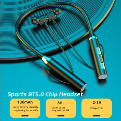 Tai Nghe Bluetooth 5.0 TWS Không Dây Đeo Cổ Có Micro Giảm Tiếng Ồn - miếng lót chuột