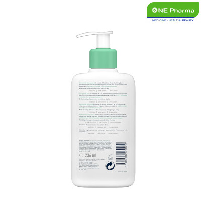 Sữa rửa mặt CeraVe dành cho da thường và da dầu CeraVe Foaming Facial Cleanser 473ml