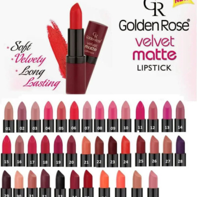Son Golden rose velvet matte - Son lì Thỗ nhĩ kỳ - Rất nhiều màu tuỳ chọn