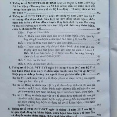 Sách Luật Bảo Hiểm Y Tế sửa đổi bổ sung năm 2024 – Hệ Thống Các Văn Bản Quy Định Chi Tiết Thi Hành (V2529T)