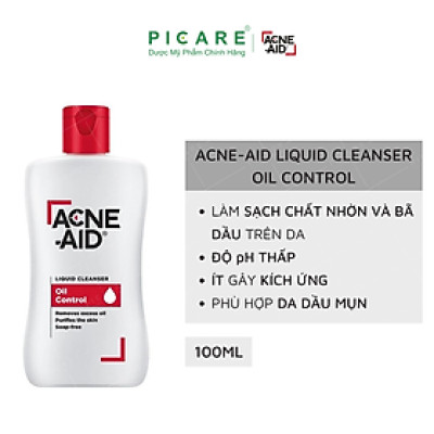 Sữa Rửa Mặt Làm Sạch Và Giảm Mụn Acne-Aid Liquid Cleanser 100ml