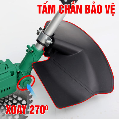 Máy Cắt Cỏ Dùng Pin Workfix - WF-GT1323BL - Động Cơ Brushless - Pin 15cell 21V/6Ah - Bảo Hành Chính Hãg - [ Tặng 3 Lưỡi Cắt Và Phụ Kiện] 