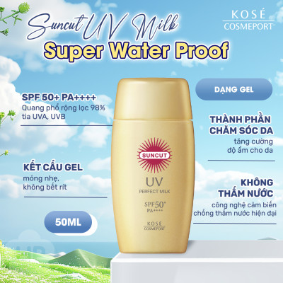 Sữa Chống Nắng Kose Suncut UV Essence Super Water Proof 60 G