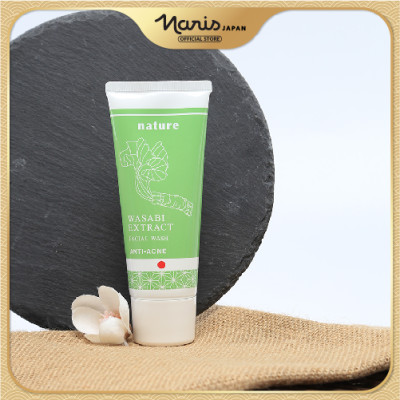 Sữa Rửa Mặt Naris Nature cho da mụn Chiết Xuất Mù Tạt Wasabi 100g
