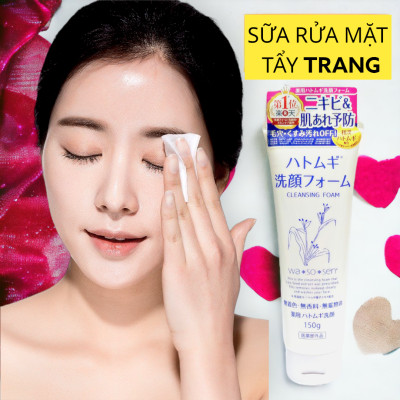 Sữa Rửa Mặt Tẩy Trang Chiết Xuất Ý Dĩ Wasosen Cleansing Foam 150 G