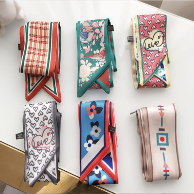  Khăn lụa quấn túi và trang trí túi xách 6x90cm