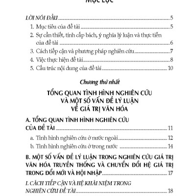 Hệ Giá Trị Văn Hóa Việt Nam