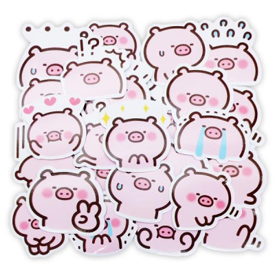 Sticker Đa Năng - Teenage CTE-071 - Pink Pig