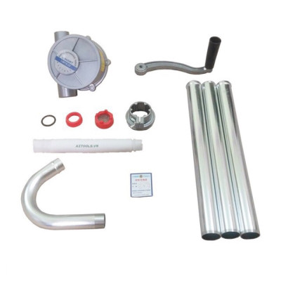 Bơm Dầu Quay Tay Bằng Nhôm Siêu Nhẹ Dùng Để Bơm Hóa Chất, Bơm Chất Lỏng, Dung Dịch - Hàng Chính Hãng