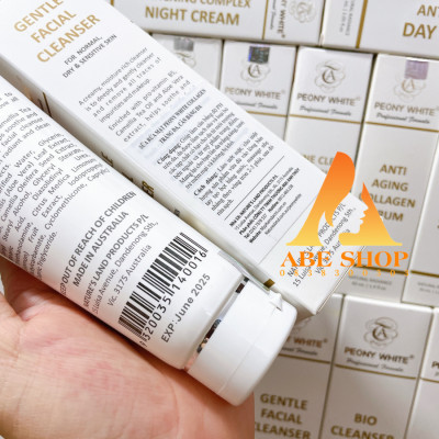 Sữa Rửa Mặt PEONY WHITE GENTLE FACIAL CLEANSER -  Trắng Da - Làm Sạch - Trắng Da - Cân Bằng Độ pH 125ml