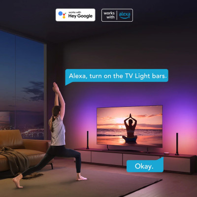 Thanh Đèn LED RGBIC để bàn Govee Flow TV Light Bars H6046 (55-75