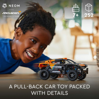 LEGO TECHNIC 42166 Đồ chơi lắp ráp Xe đua địa hình NEOM McLaren Extreme E (252 chi tiết)