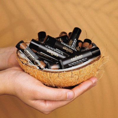 Combo Gel rửa mặt bí đao cocoon 140ml + Toner bí đao cocoon 140ml + Son dưỡng dầu dừa Bến Tre cocoon 5g