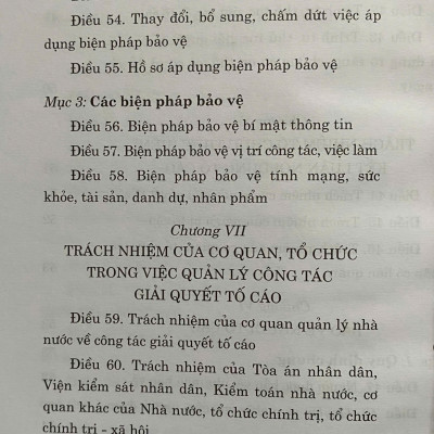 Luật Tố Cáo ( Hiện hành) ( Sửa đổi năm 2020)