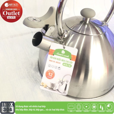 Ấm Siêu Tốc Đun Từ Inox 304 Smartcook  EL3328 2.5L Hàng Chính Hãng