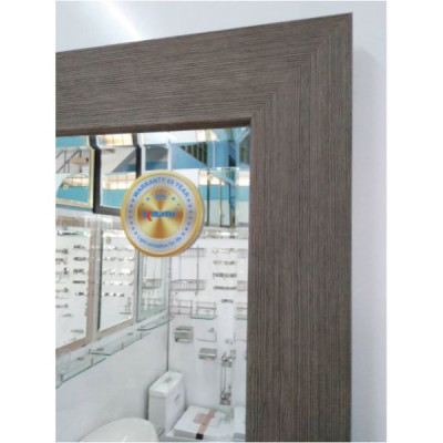 Gương soi Kibath khung viền màu xám