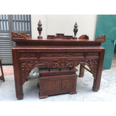 Án Thờ Ngũ Phúc Gỗ Gụ