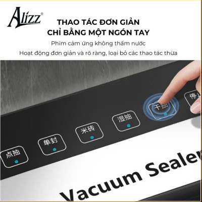 Máy hút chân không bảo quản thực phẩm AL-13834 dùng cho gia đình - Hàng chính hãng