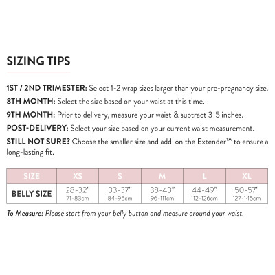 Đai nịt bụng, phục hồi cho mẹ sau sinh Original Belly Wrap