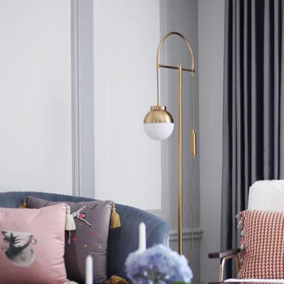 Đèn cây đứng, đèn decor phòng tiếp khách uy quyền - tặng bóng led