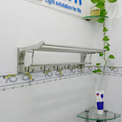 Máng khăn đa năng Kibath inox 304, KB-614
