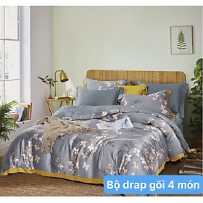  Bộ drap gối Tencel vải Hàn Quốc , đỉnh cao mát , mềm mại { drap và 3 áo gối}