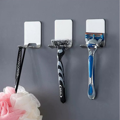 Giá Móc Inox Dán Tường Treo Cây Cạo Râu Phòng Vệ Sinh, Móc Treo Tường Đa Năng, Sạch Sẽ, Khô Ráo, Tiện Dụng. TakyHome 2011