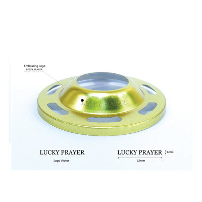 Bộ nến LIÊN HOA ĐĂNG - Hộp 2 hũ nến thơm hình hoa sen Lucky Prayer FTRAMART EDC0788 (Lựa chọn màu)