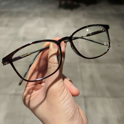 Kính Mắt bầu gọng nhựa nhẹ thời trang Hàn Quốc