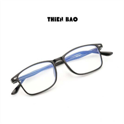 Kính thời trang 0 độ chống as xanh, lọc sáng Nam nữ bảo vệ mắt hàng đẹp tròng Nhật KV301