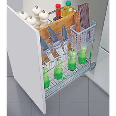 Kệ Đựng Dao Thớt Inox Nan Dẹt Grob - Hàng Chính Hãng