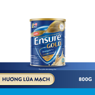 Thực phẩm dinh dưỡng y học Ensure Gold hương lúa mạch 800g/850g