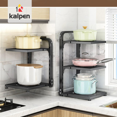 Giá Để Xoong Nồi Thép Carbon Kalpen 2-3-4-5 tầng