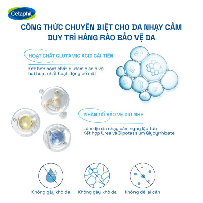 Sữa rửa mặt dạng bọt siêu mịn giúp thư giãn và làm dịu da nhạy cảm CETAPHIL SOOTHING FOAM WASH 200ML