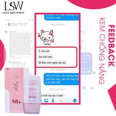 Kem Chống Nắng Bảo Vệ và Nâng Tone Da SPF 50+ PA+++ LSW