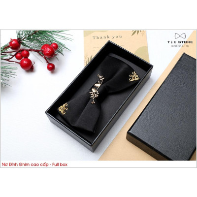 NHIỀU MẪU - Nơ Chú Rể Cao Cấp, Nơ Đính Phụ Kiện Độc Đáo - Full Box