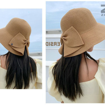 Mũ Cói Đi Biển Nữ, Nón Rơm Rộng Vành Phong Cách Hàn Quốc MCDBN02