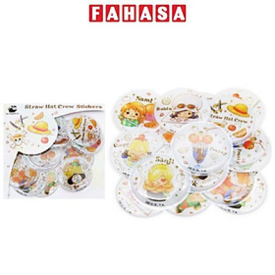 Bộ 20 Sticker One Piece Sweets - Teenbox 01
