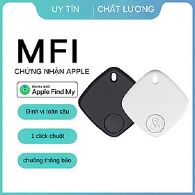 Thiết bị định vị toàn cầu GPS Sualio Tag cho Apple Find My tìm đồ vật, thú cưng, chìa khoá - Hàng nhập khẩu.
