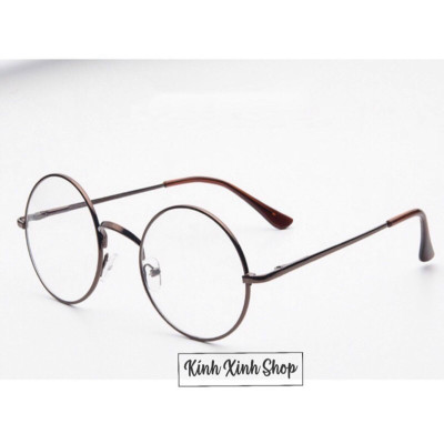 Kính Gọng Mắt tròn Unisex Thời Trang Korean Glasses