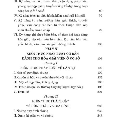Cẩm nang công tác hòa giải ở cơ sở ( bản in 2024)