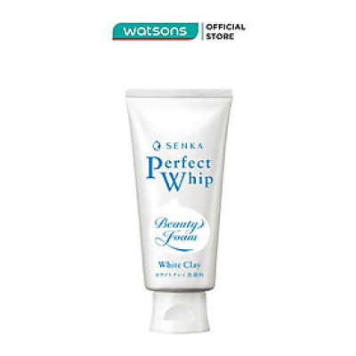 Sữa Rửa Mặt Tạo Bọt Senka Perfect White Clay 120g