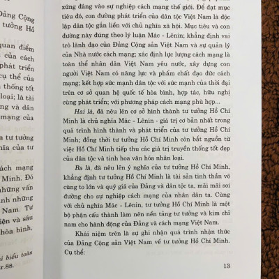 GIÁO TRÌNH TƯ TƯỞNG HỒ CHÍ MINH (DÀNH CHO BẬC ĐẠI HỌC HỆ KHÔNG CHUYÊN LÝ LUẬN CHÍNH TRỊ)