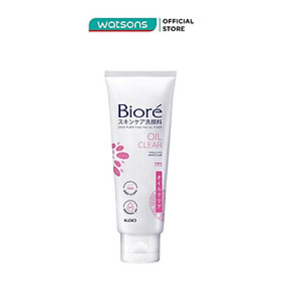 Sữa Rửa Mặt Biore Thanh Lọc Da - Sạch Nhờn Oil Clear 100g