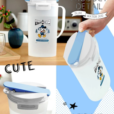 Bình nước có nắp khóa chặt Asvel Moutain Hike 2.0L hàng nội địa Nhật Bản