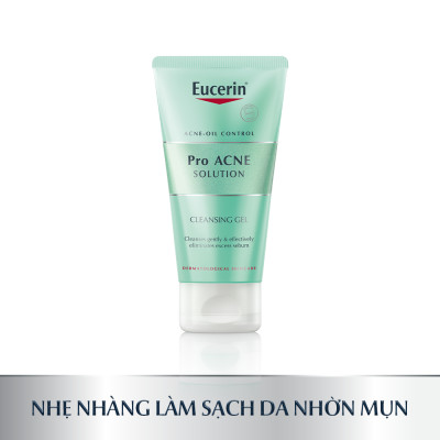 Gel rửa mặt giảm mụn Eucerin Pro Acne Cleansing Gel 75ml