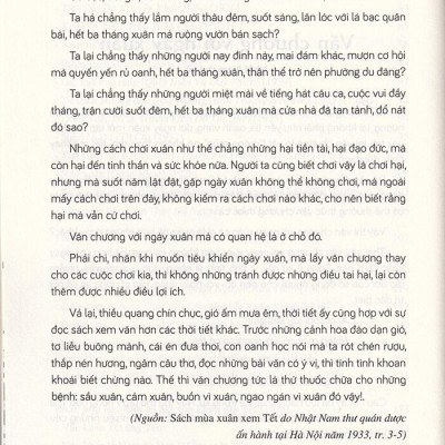 Phong Vị Xuân Xưa – Ngày Xuân Xem Sách Biết Việc Cổ Kim