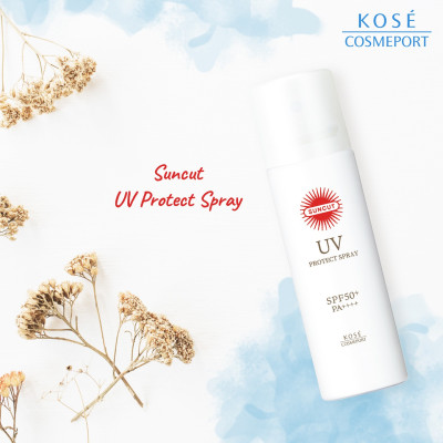 Xịt Chống Nắng Kose Suncut UV Protect Spray SPF50+ PA++++ (60 G & 90 G)